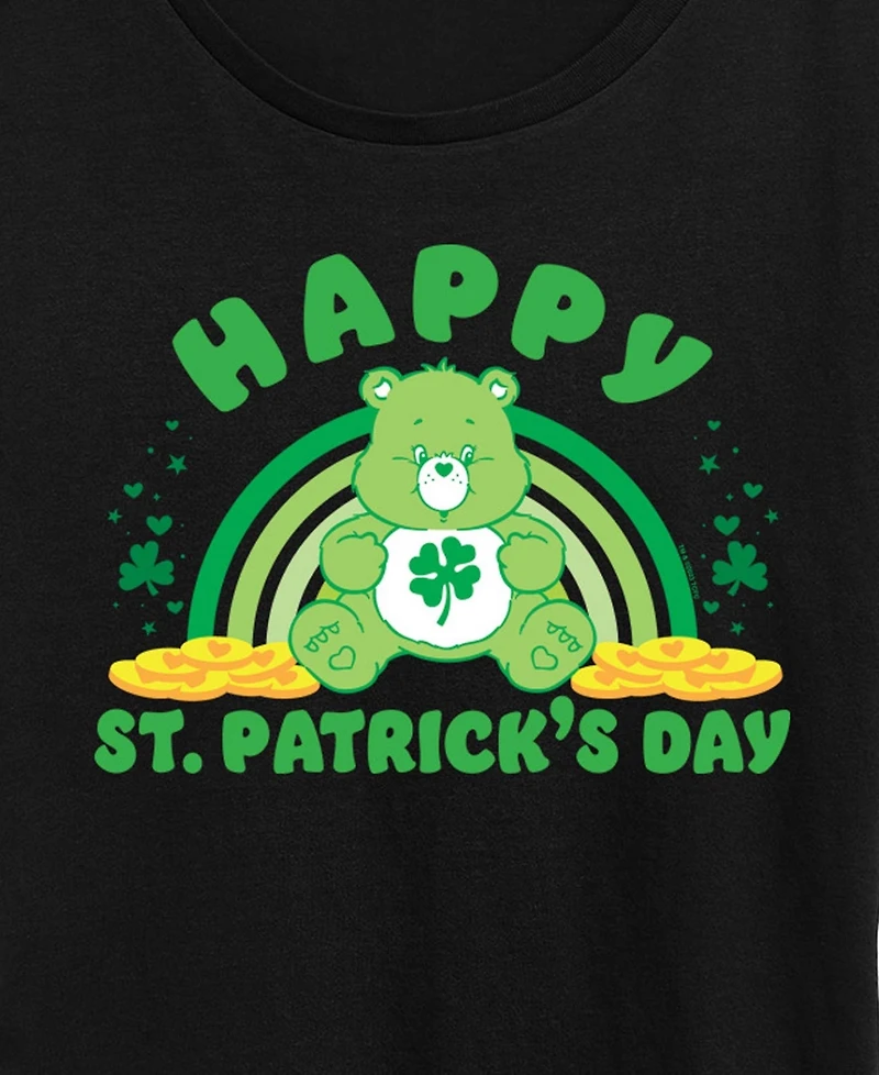 Hybrid Apparel Plus Care Bears Happy St. Patrick's Day Crewneck T-Shirt