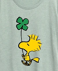 Hybrid Apparel Plus Peanuts St. Patrick's Day Short-Sleeve Graphic T-Shirt