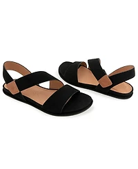 Gentle Souls Women's Lottie Round Toe Flat Sandals