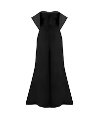 Ivonne Women's Strapless Mermaid Gown with Bow