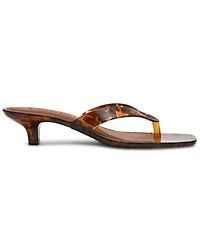 Steve Madden Women's Tracie-j Kitten-Heel Jelly Thong Sandals