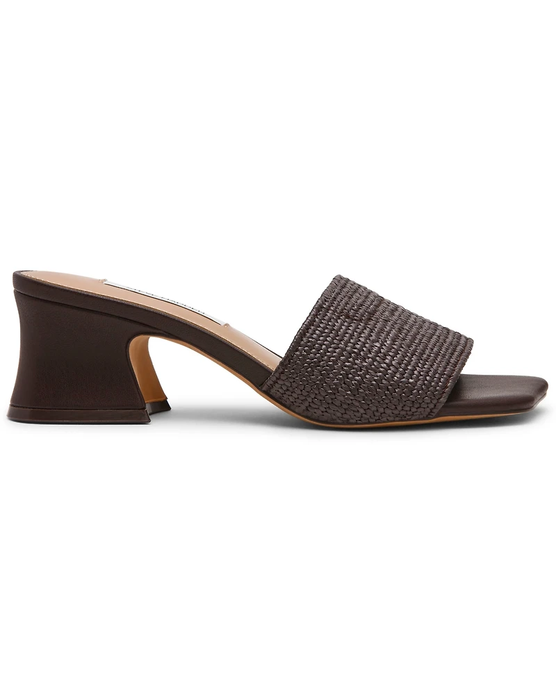 Steve Madden Women's Frolic Bell-Heel Slip-On Sandals