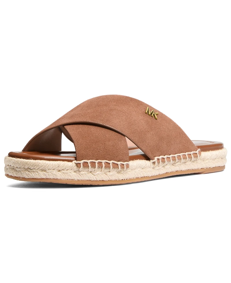 Michael Kors Women's Kenzie Slip-On Flat Sandals
