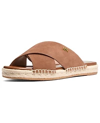 Michael Kors Women's Kenzie Slip-On Flat Sandals
