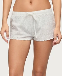 Edikted Women's Talula Eyelet Shorts