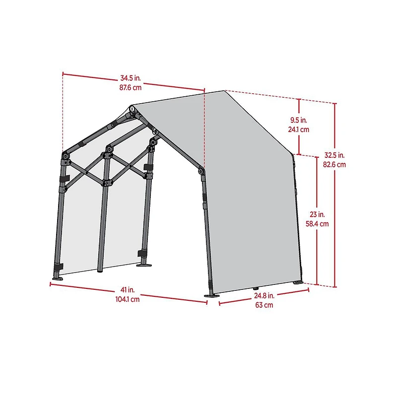 Life Is Good Outdoor 3.5' Outdoor Pet Shade, Versatile Pet Canopy Pop-Up Shade Tent For Dogs, Cats, Small Animals And Livestock, You Had Me At Woof