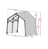 Life Is Good Outdoor 3.5' Outdoor Pet Shade, Versatile Pet Canopy Pop-Up Shade Tent For Dogs, Cats, Small Animals And Livestock, You Had Me At Woof