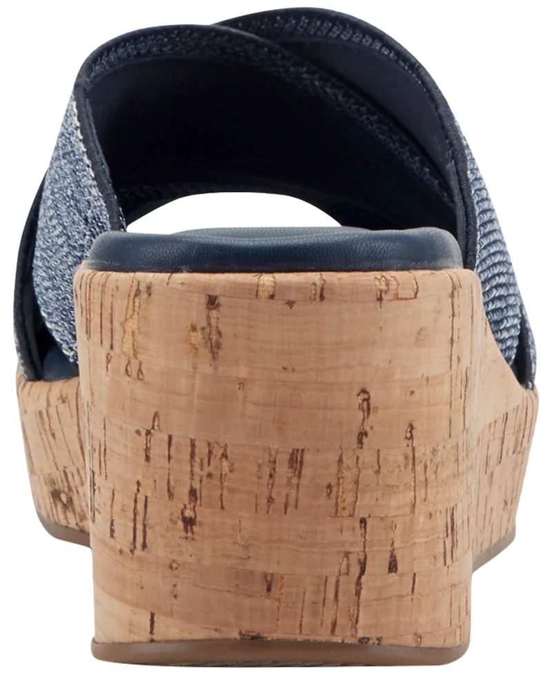 Easy Spirit Women's Fawn Slip-On Platform Sandals