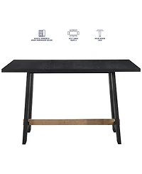 Macai 35.75" Wood Counter Height Table