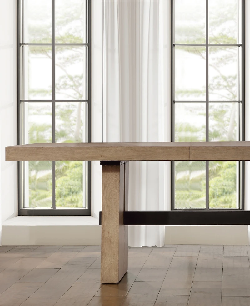 Macai 42" Wood Rectangular Dining Table