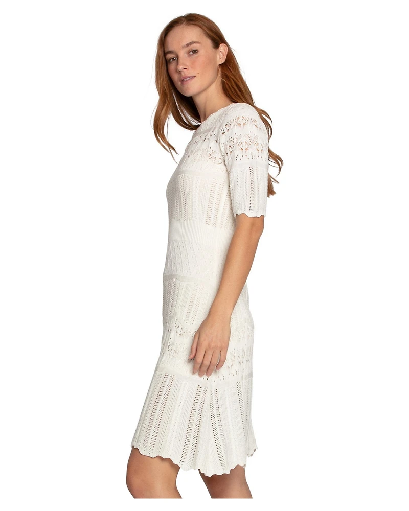 Belle & Bloom Women's Everbloom Crochet Mini Dress