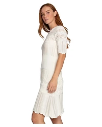 Belle & Bloom Women's Everbloom Crochet Mini Dress
