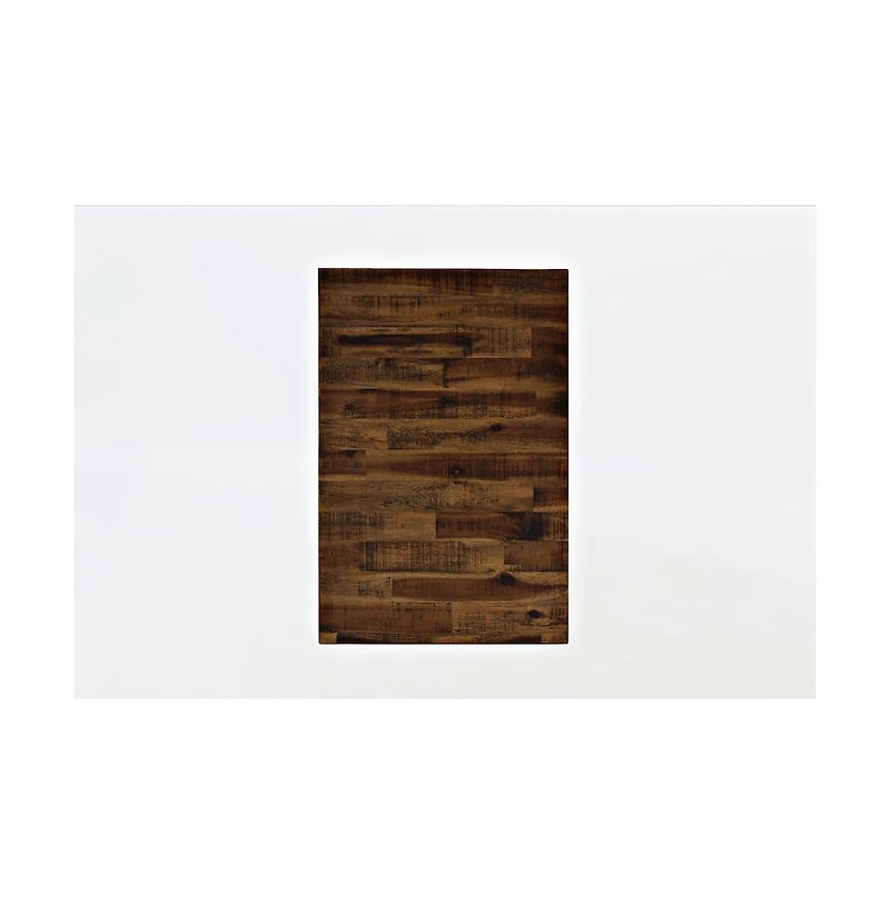 Cannon Valley Distressed Industrial One Drawer Chairside Table