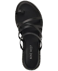 Nine West Women's Digen Slip-On Flat Sandals