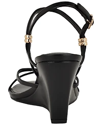 Nine West Women's Deklyn Strappy Wedge Dress Sandals