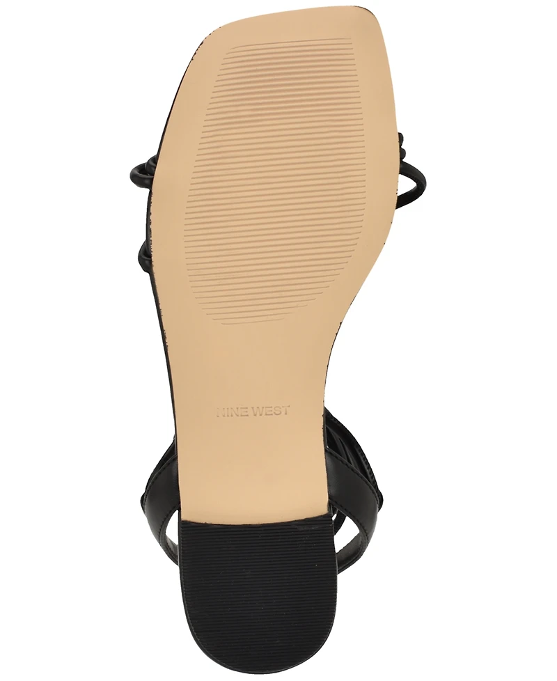 Nine West Women's Niraa Strappy Tie-Up Sandals