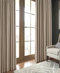 Half Price Drapes Safari Tan Faux Linen Hotel Blackout Curtain