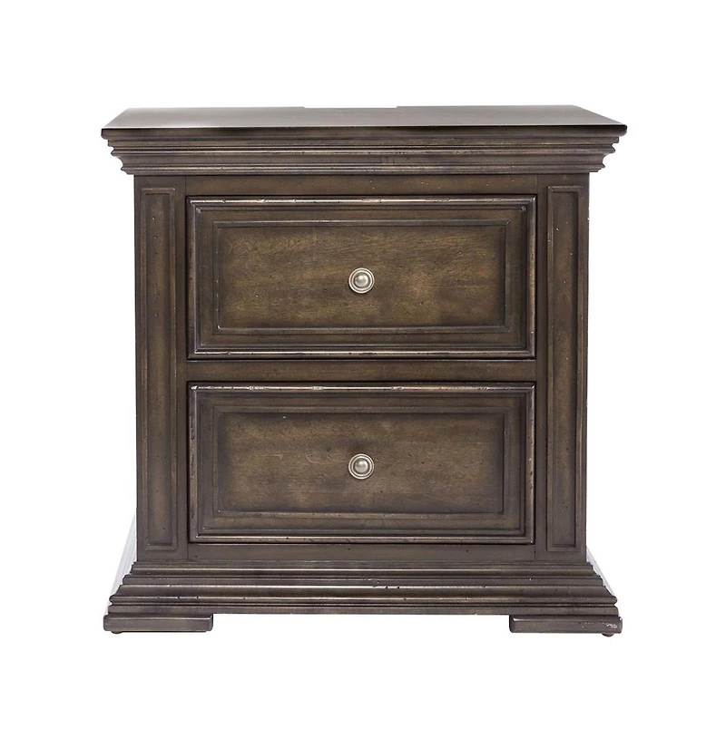 Liberty Furniture Industries, Inc 2 Drawer Night Stand w/ Charging Station