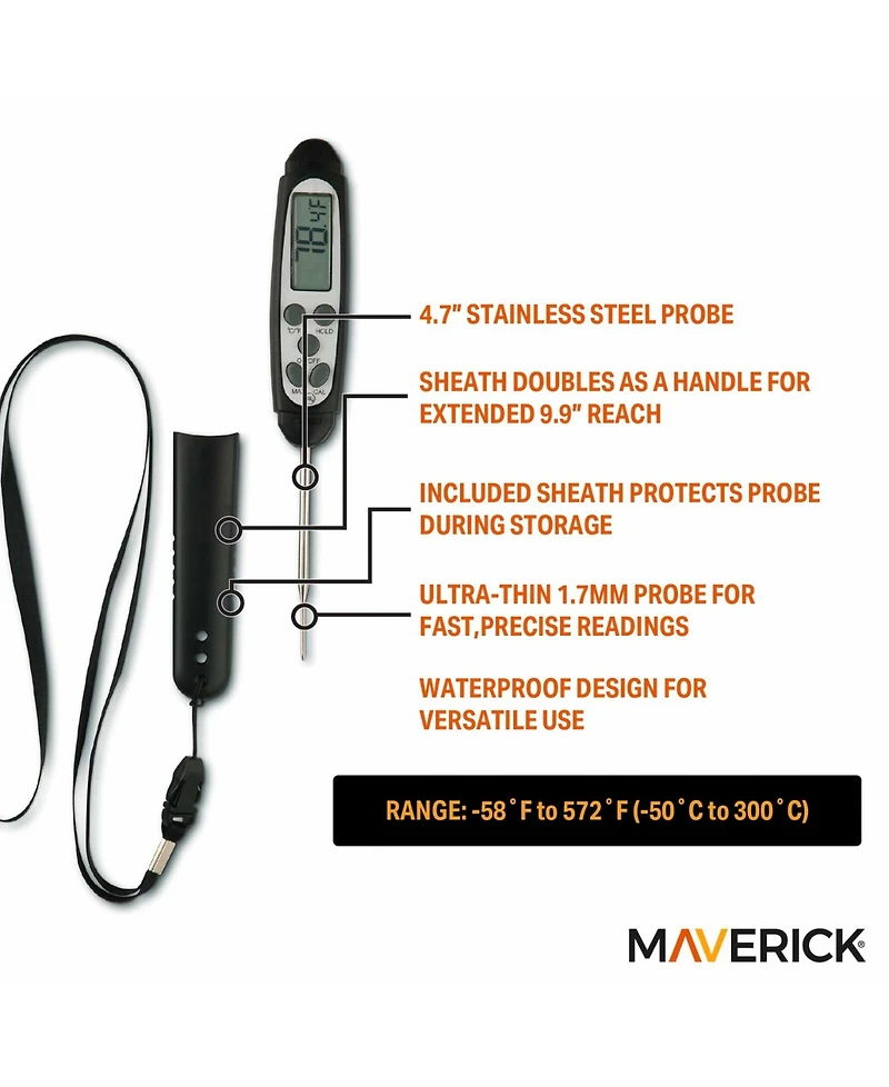 Maverick Fast Read Digital Probe Thermometer