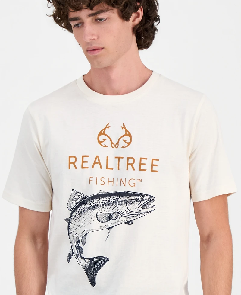 SmileyWorld Men's RealTree Fishing Graphic T-Shirt