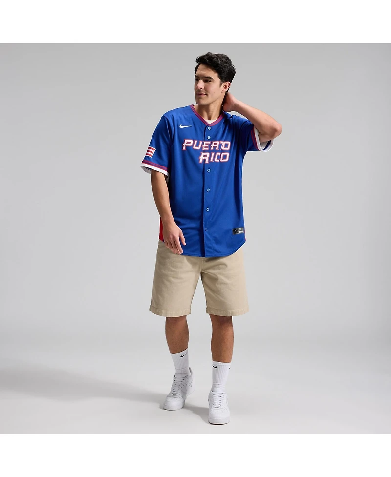 Nike Men's Royal Puerto Rico Baseball 2026 World Classic Stadium Jersey