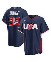 Nike Men's Aaron Judge Navy Usa Baseball 2026 World Classic Stadium Jersey