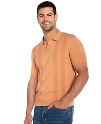 Liverpool Los Angeles Men's Short-Sleeve Knit Polo Sweater