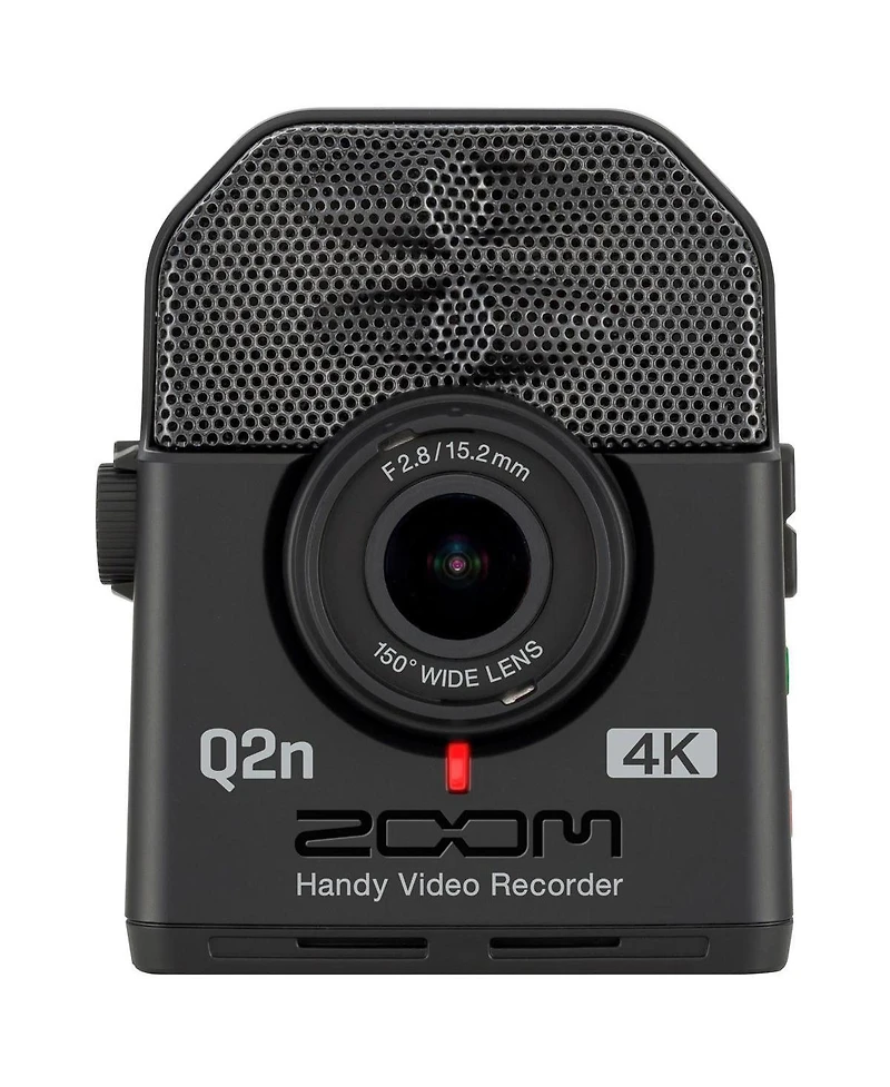 Zoom Q2n-4K Handy Video Recorder, Bundle with 128GB microSDXC Memory Card, 4x Aa NiMH Batteries and 4-Bay Charger