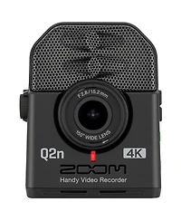 Zoom Q2n-4K Handy Video Recorder, Bundle with 128GB microSDXC Memory Card, 4x Aa NiMH Batteries and 4-Bay Charger