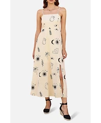 Yumi Women's Mystic Print Midi Dress