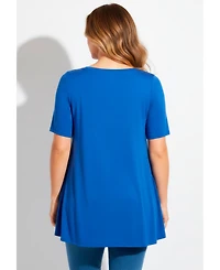 Avenue Women's Boatneck Swing Tunic