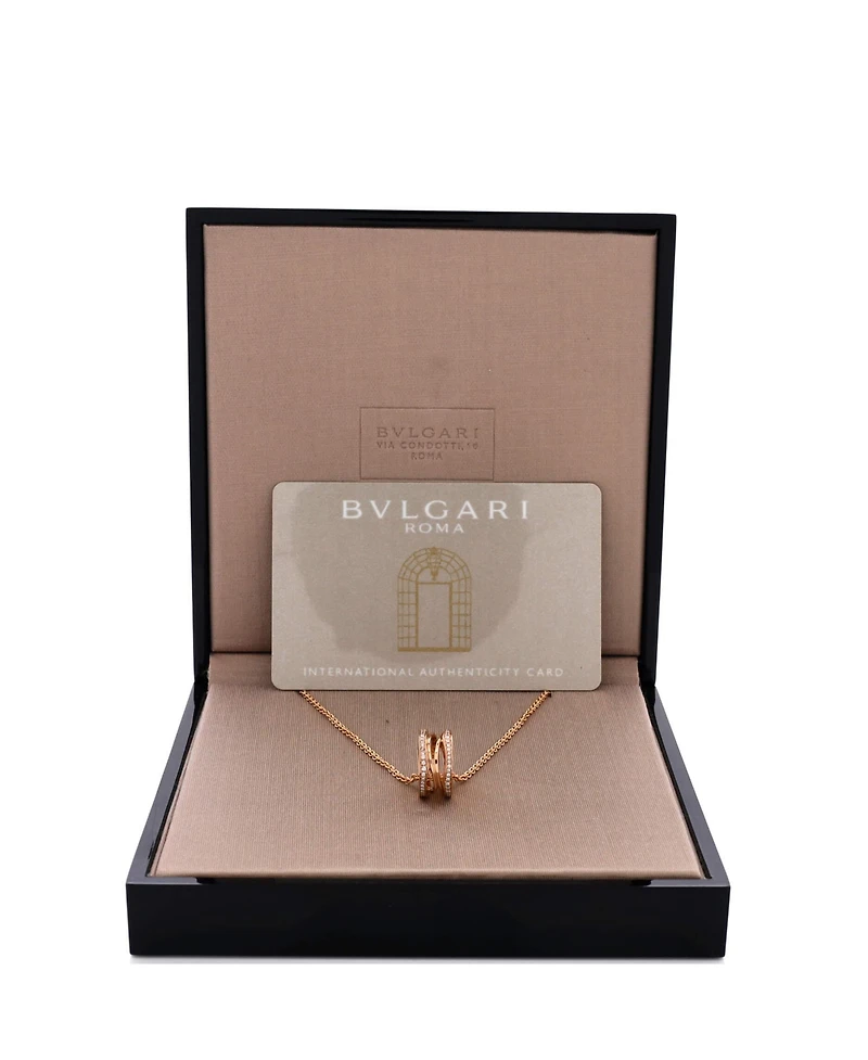 Pre-Owned Bvlgari B.Zero1 Open Design Legend Zaha Hadid Pendant Necklace
