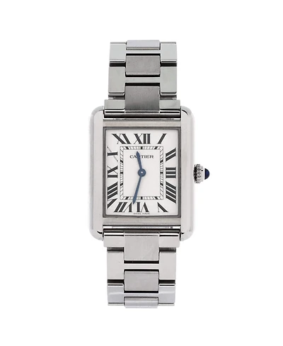 Pre-Owned Cartier Tank Solo Quartz Watch in Stainless Steel 24mm