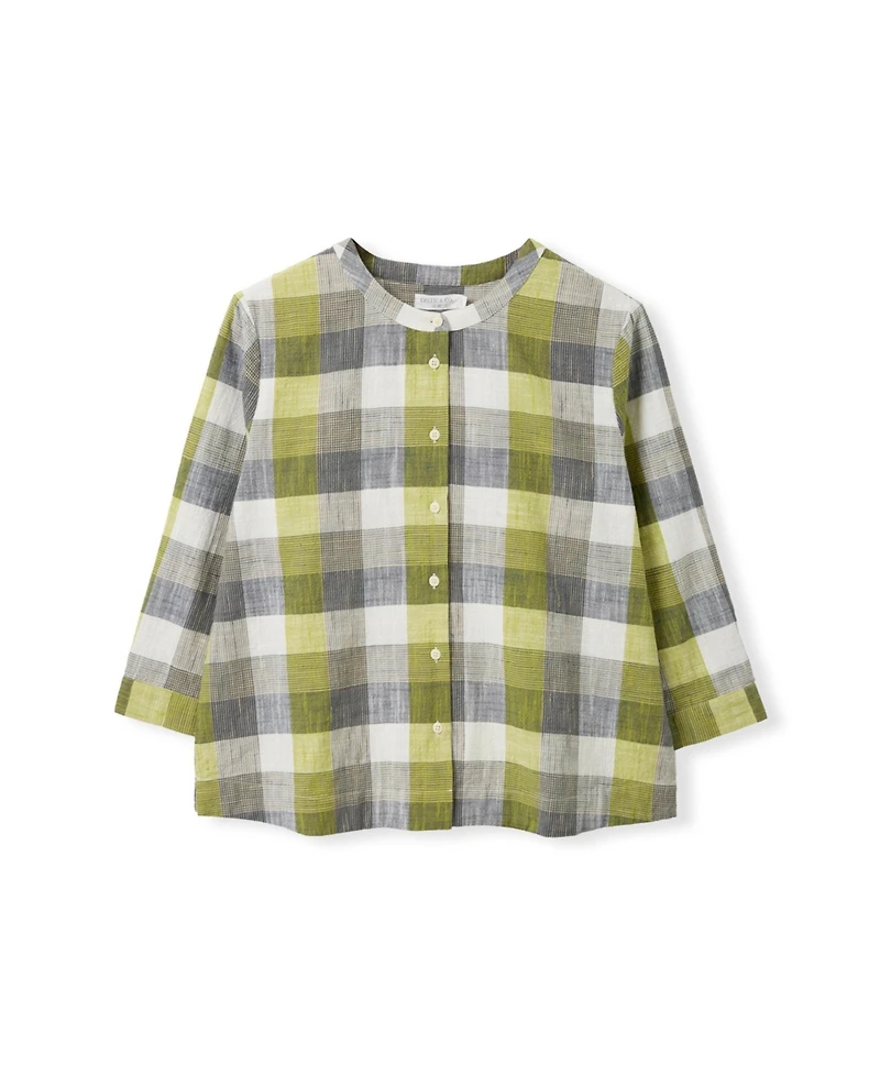 Celtic & Co. Women's Collarless Swing Blouse