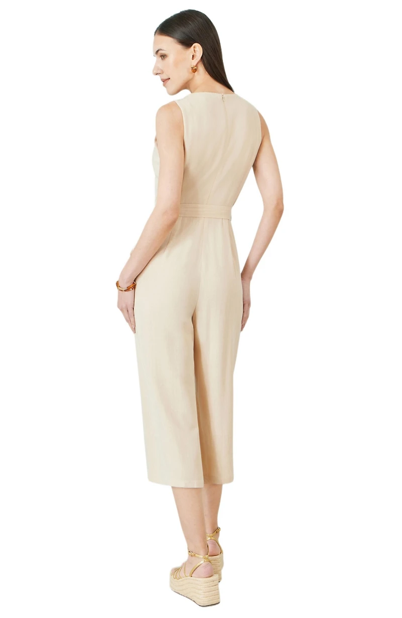 Yumi Women's Viscose Culotte Jumpsuit