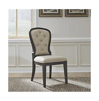 Liberty Furniture Industies, Inc Uph Tufted Back Side Chair Set of 2