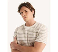 Nautica Men's Short-Sleeve Seersucker Striped T-Shirt