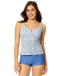 Raisins Women's Negril Printed Tankini Top