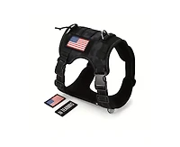 ProMounts Durable Tactical Dog Harness for Medium and Large Breeds, Featuring an Adjustable Vest with Handle, Metal Buckle