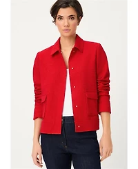 Olsen Women's Collared Woven Jacket