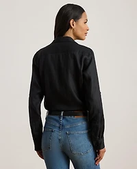 Lauren Ralph 100% Linen Shirt