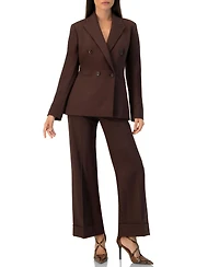 Ivonne Women's Tailored Double Breasted Blazer