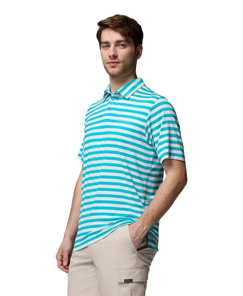Columbia Men's Parsons Printed Short-Sleeve Polo Shirt