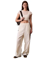 Calvin Klein Performance Women's Icon Sport Wide-Leg Track Pants