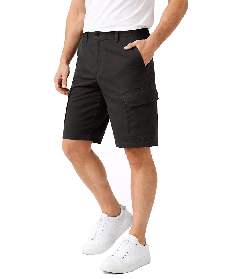 Blu Rock Men's Cotton Flex-Stretch Cargo Shorts-5 Pack