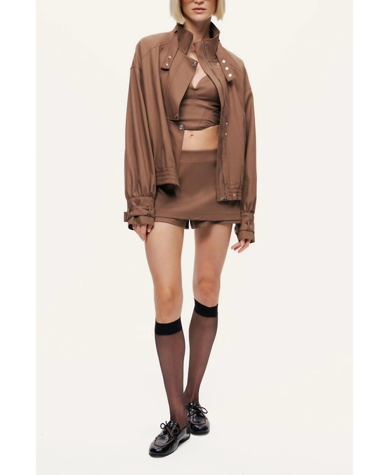 Nocturne Women's High Neck Jacket