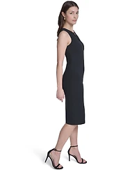 Vince Camuto Women's Ring Cut-Out Detail Midi Dress