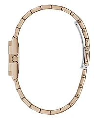 Guess Women's Rose Gold-Tone Stainless Steel Analog Watch, 25mm