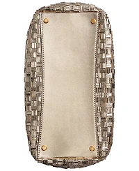 Donna Karan New York Glenwood Metallic Woven Small Shoulder Bag