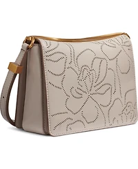 Donna Karan New York Jericho Floral Perforated Medium Shoulder Bag